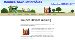 Desktop Screenshot of bouncetowninflatables.com